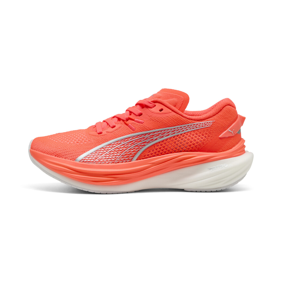 Deviate NITRO™ 3 Running Shoes Women in Glowing Red/Silver by PUMA, UK 4