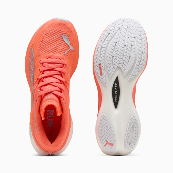Zapatillas de running Deviate NITRO™ 3 para mujer, Glowing Red-PUMA Silver, large-ARG