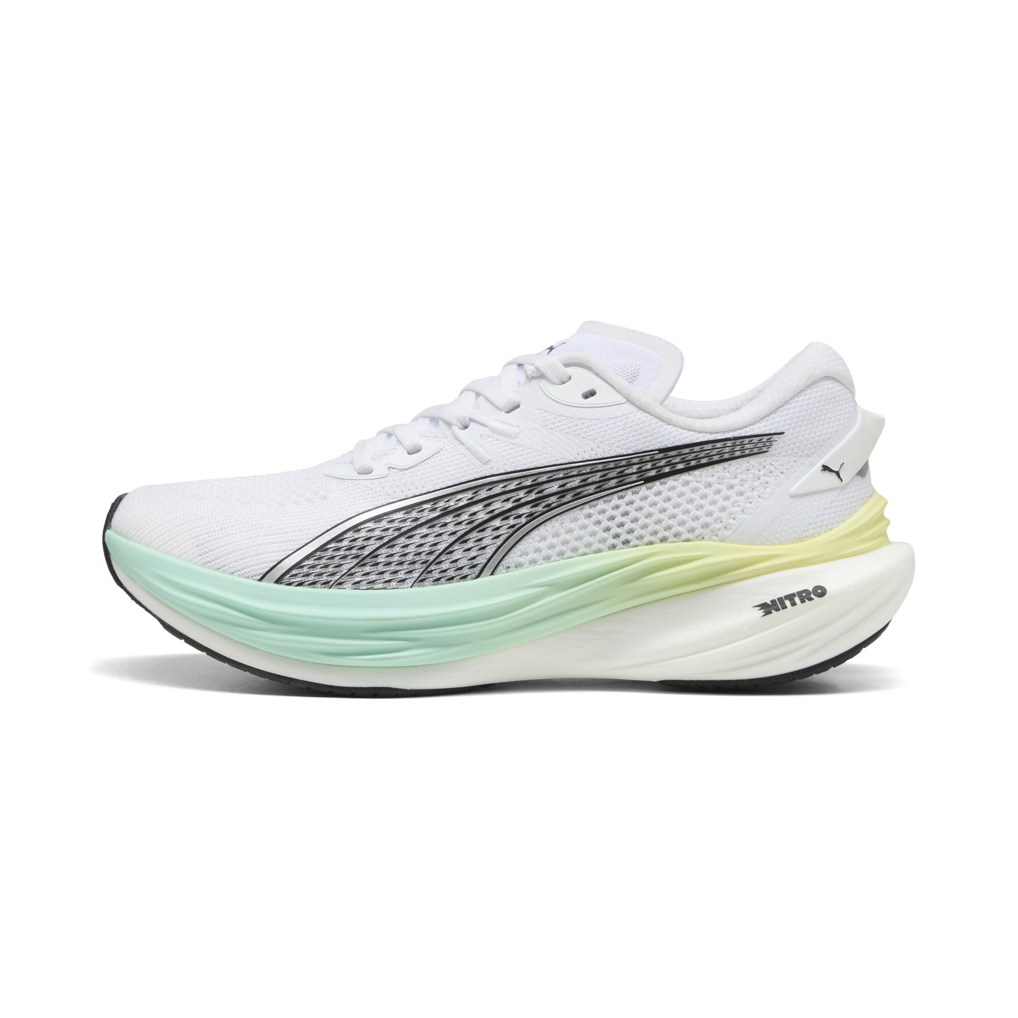 PUMA Deviate NITROâ¢ 3 hardloopschoenen voor Dames, Wit, Maat 36 thumbnail 5