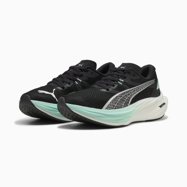 Deviate NITRO™ 3 Running Shoes Women, PUMA Black-Mint Melt, large-MEX