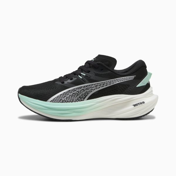 Deviate NITRO™ 3 Running Shoes Women, PUMA Black-Mint Melt, large-MEX