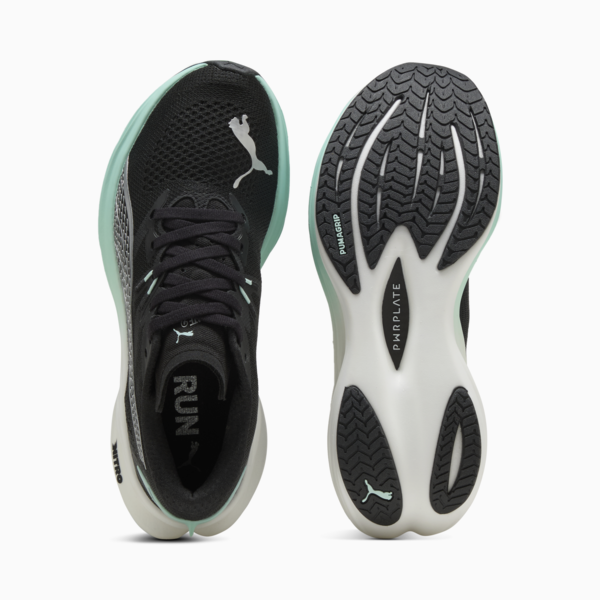Deviate NITRO™ 3 Running Shoes Women, PUMA Black-Mint Melt, large-MEX