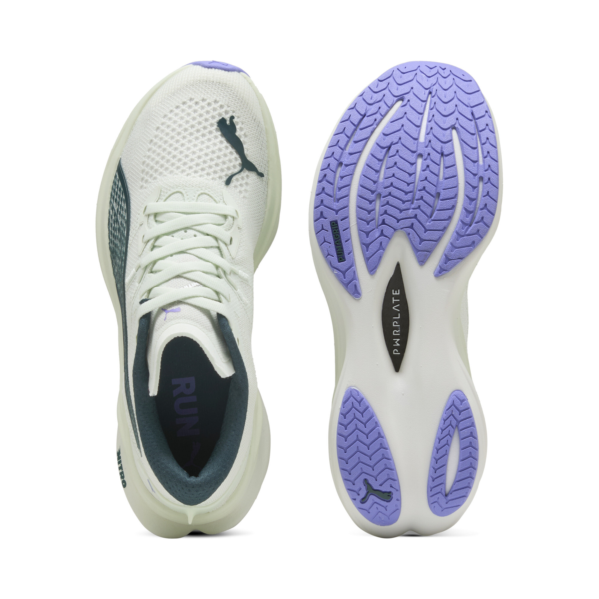 PUMA Deviate NITROâ¢ 3 hardloopschoenen voor Dames, Groen, Maat 40 thumbnail 4