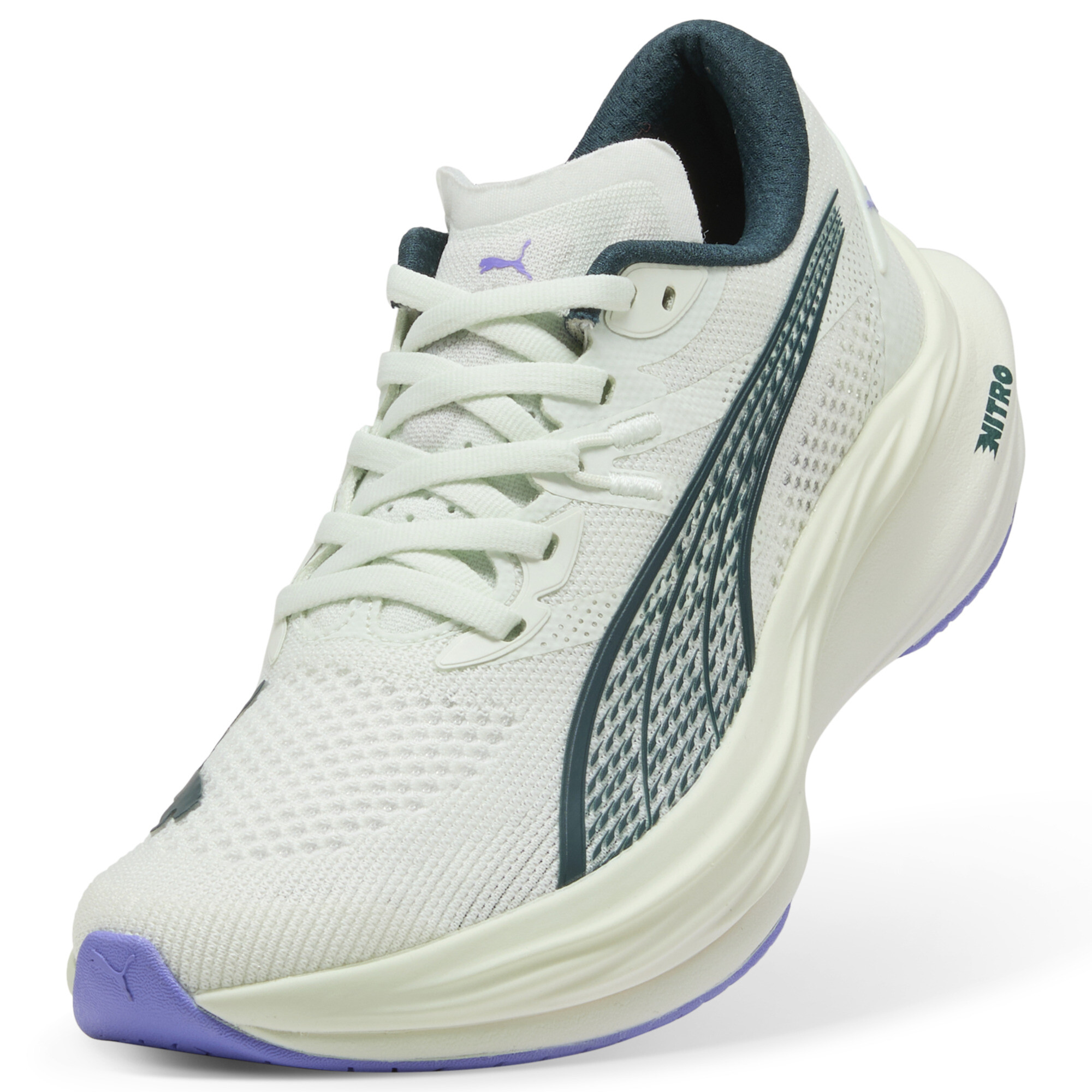 PUMA Deviate NITROâ¢ 3 hardloopschoenen voor Dames, Groen, Maat 40 thumbnail 2