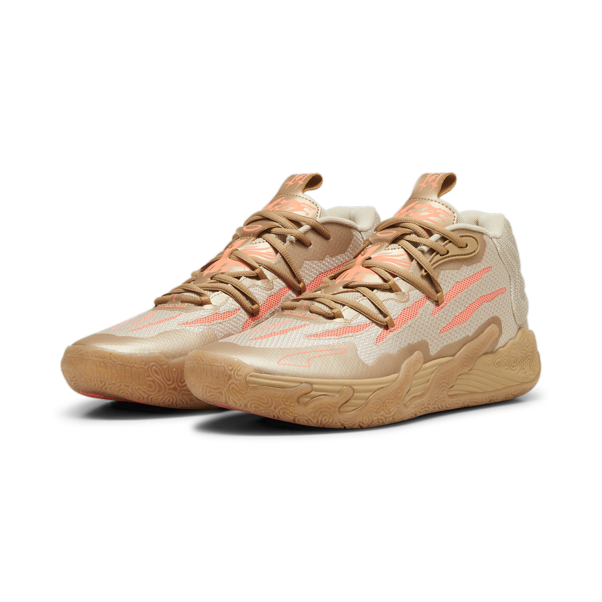 Puma MB.03 CNY Basketball Shoes, Gold, Size 51, Shoes