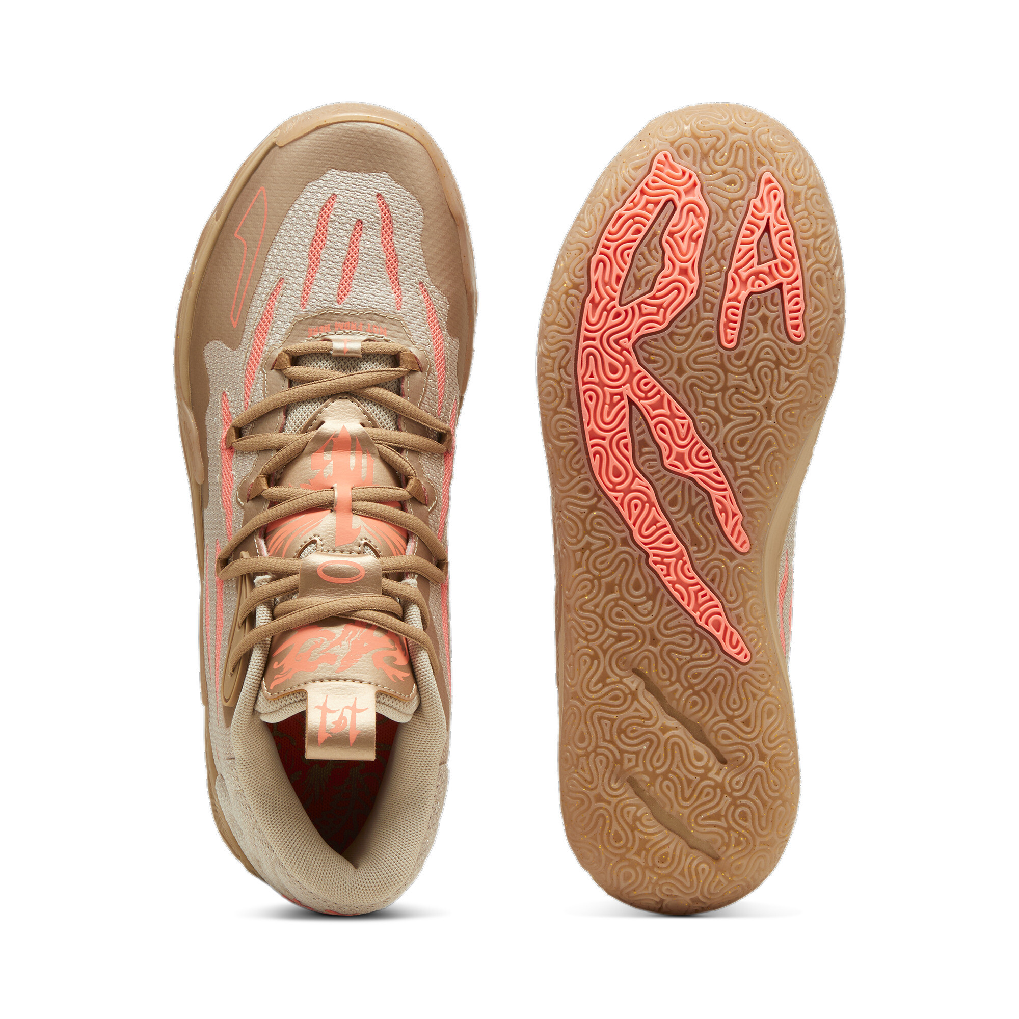 Puma MB.03 CNY Basketball Shoes, Gold, Size 42, Shoes