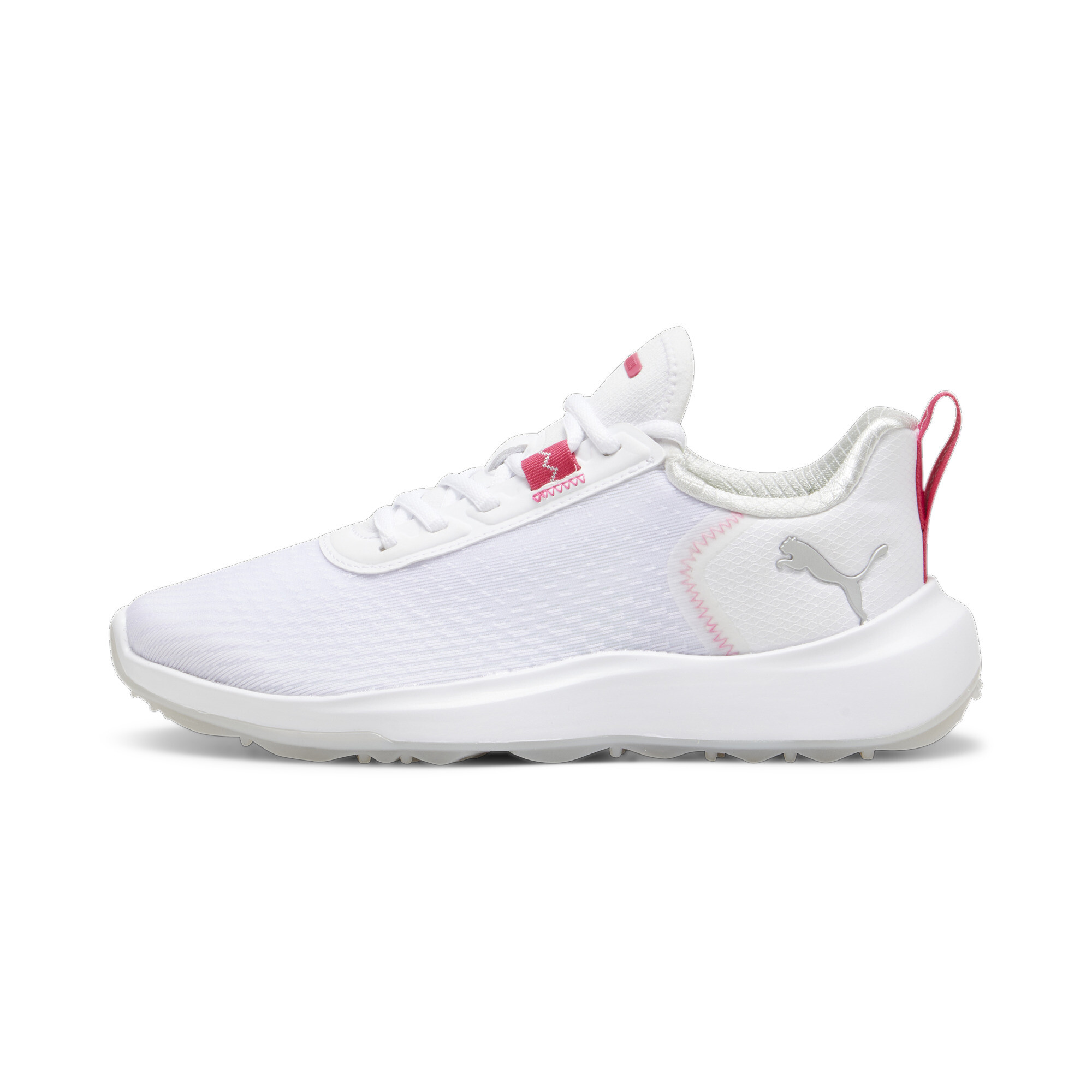 Puma Fusion Crush Sport Golfschuhe Damen | Mit Plain | White/Garnet Rose | Größe: 39