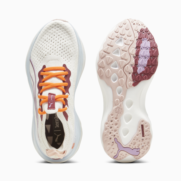 Zapatillas de running para mujer ForeverRun NITRO™ Lemlem, Warm White-Icy Blue-Team Regal Red, large-ARG