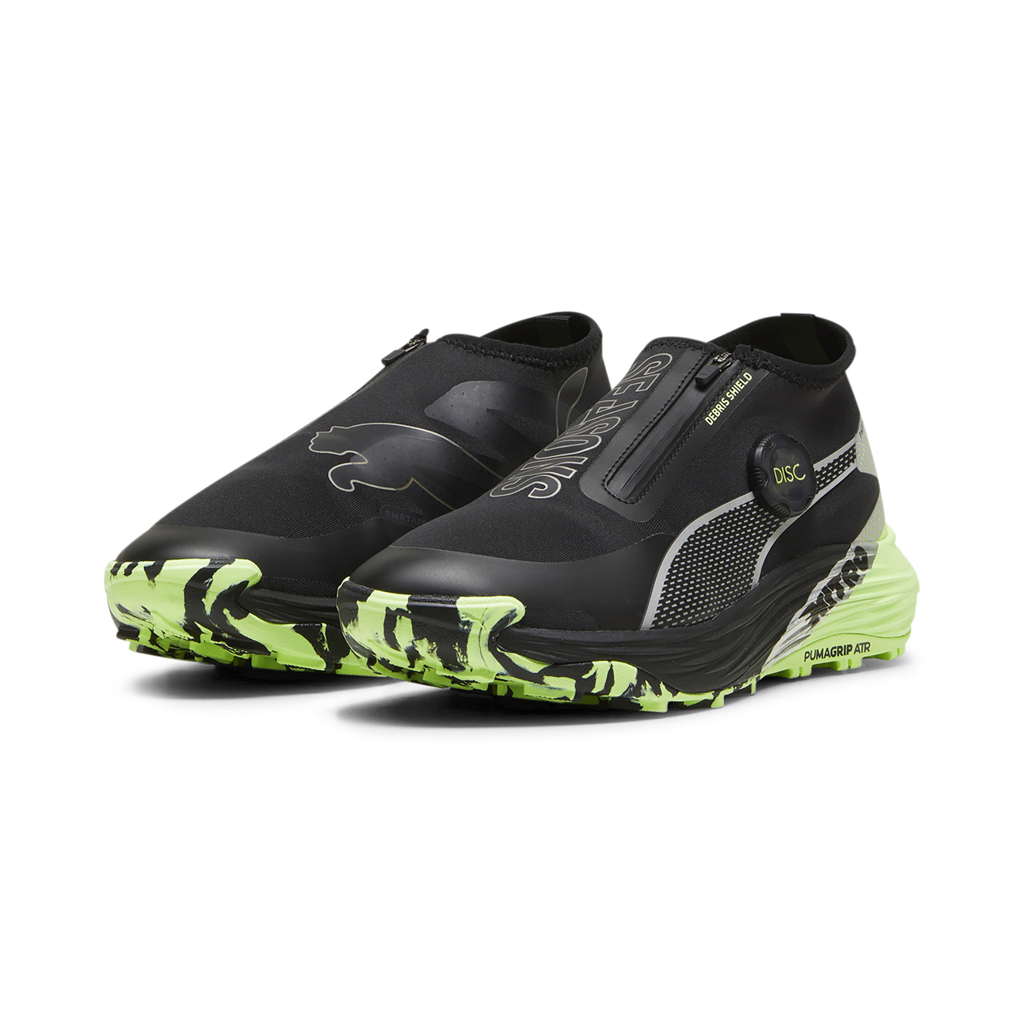 Women's Puma Voyage NITRO™ 3 Disc Trail Running Shoes, Black, Size 36, Shoes