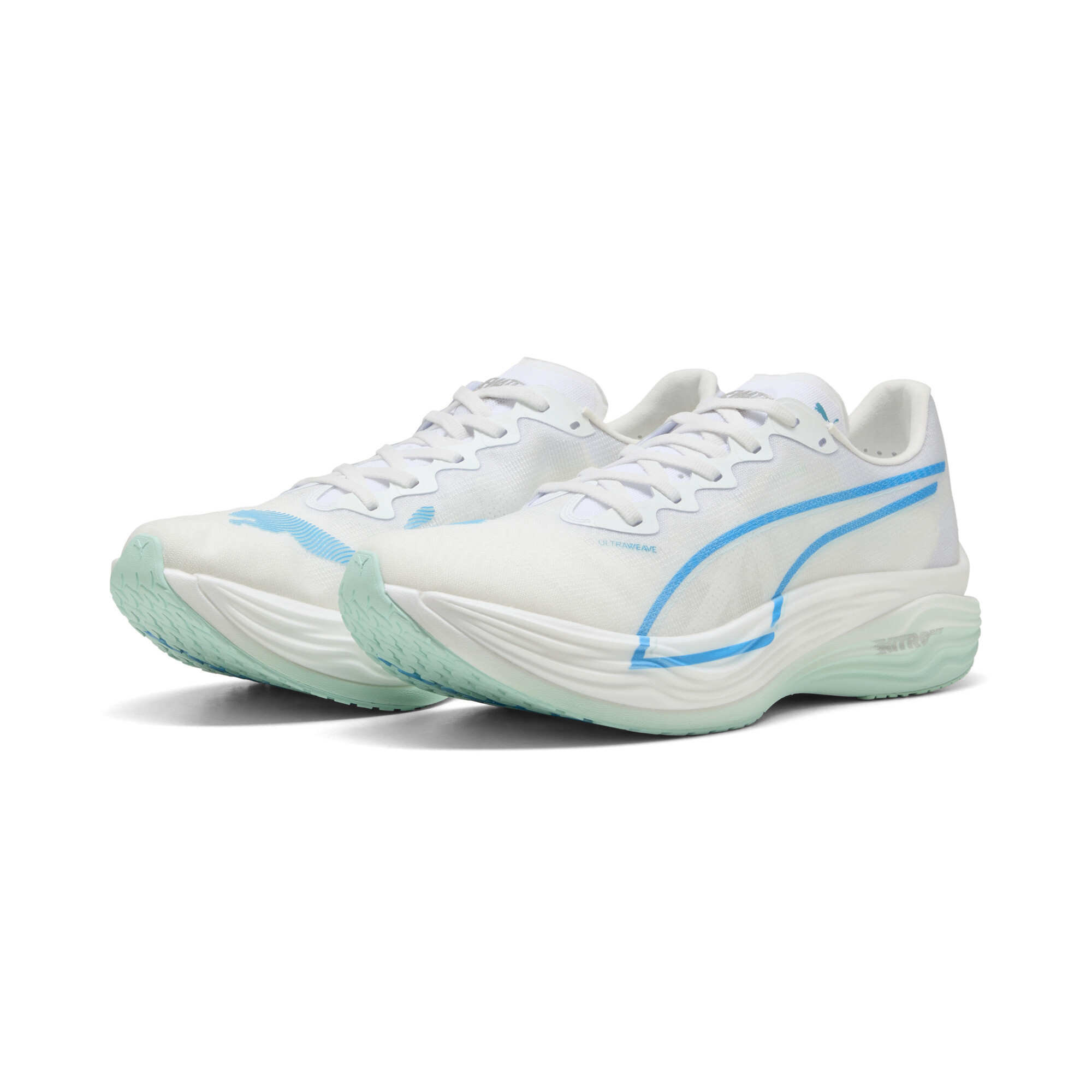 PUMA Deviate NITROâ¢ Elite 3 hardloopschoenen voor Heren, Blauw/Wit, Maat 40,5 thumbnail 6