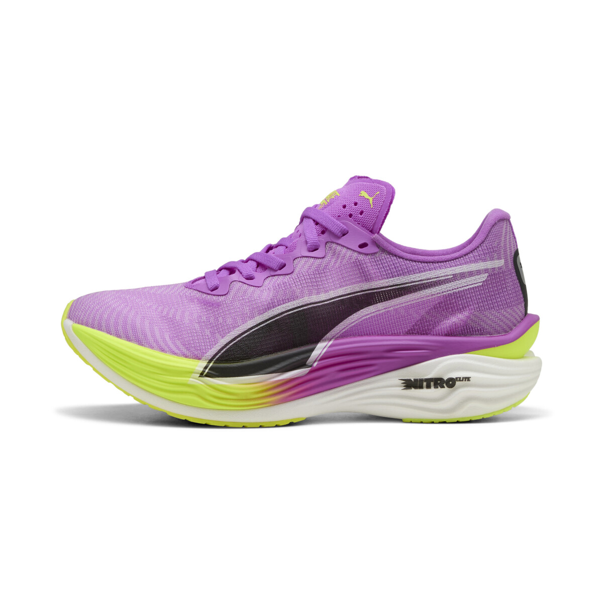 Deviate NITRO™ Elite 3 Running Shoes Women in Pure Magenta/Yellow Alert by PUMA, UK 3