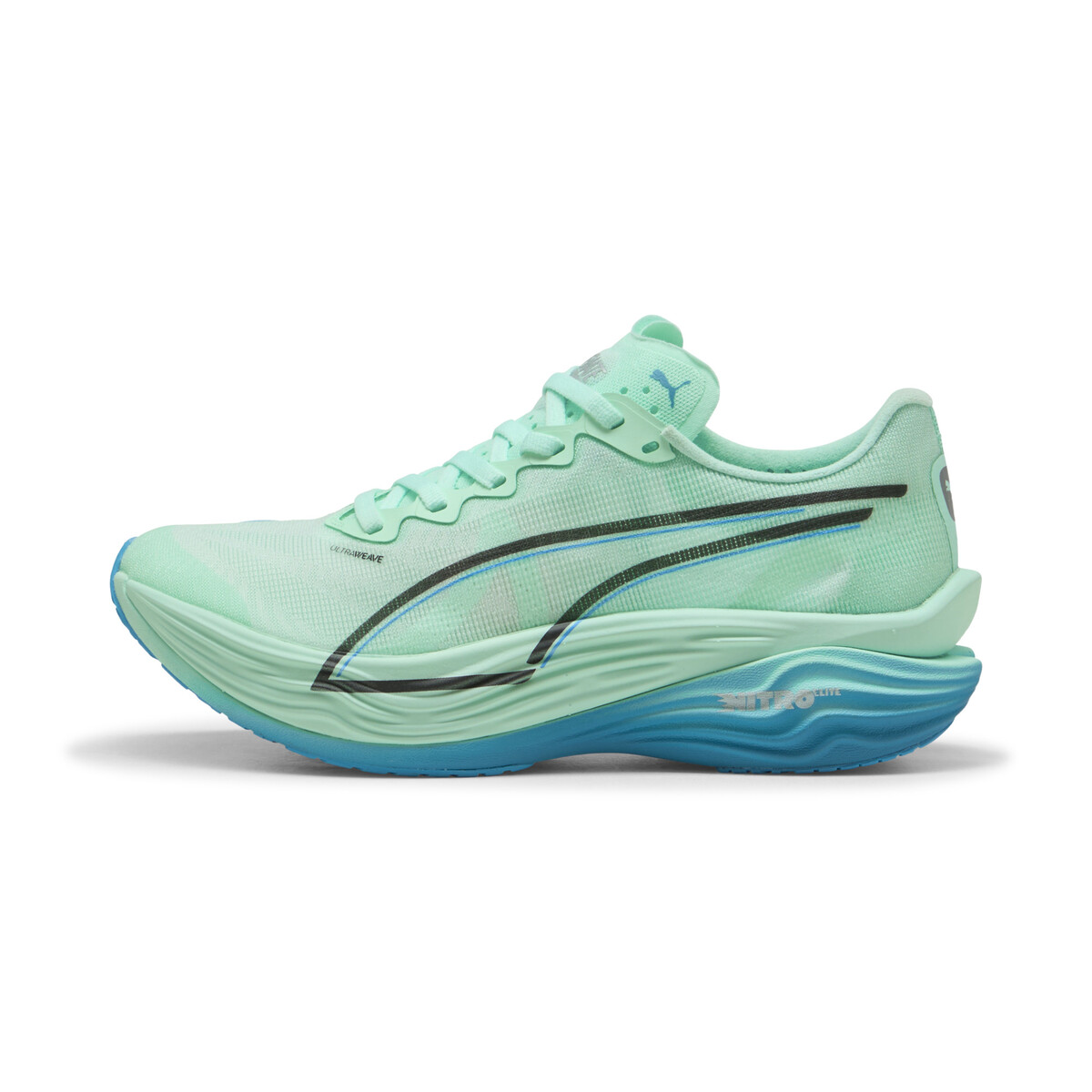 Deviate NITRO™ Elite 3 Running Shoes Women in Mint Melt/Speed Blue by PUMA, UK 4