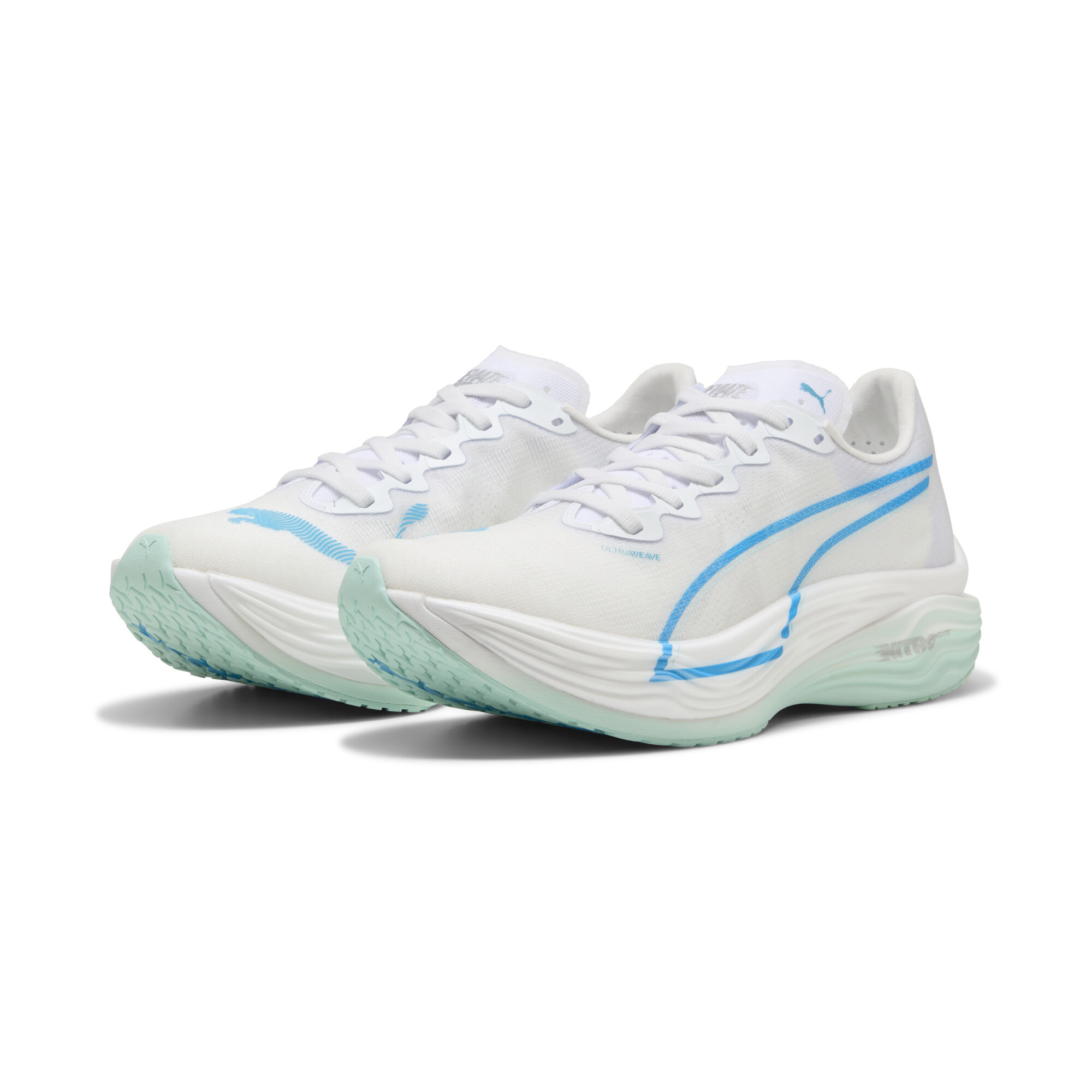 PUMA Deviate NITROâ¢ Elite 3 hardloopschoenen voor Dames, Blauw/Wit, Maat 36 thumbnail 6