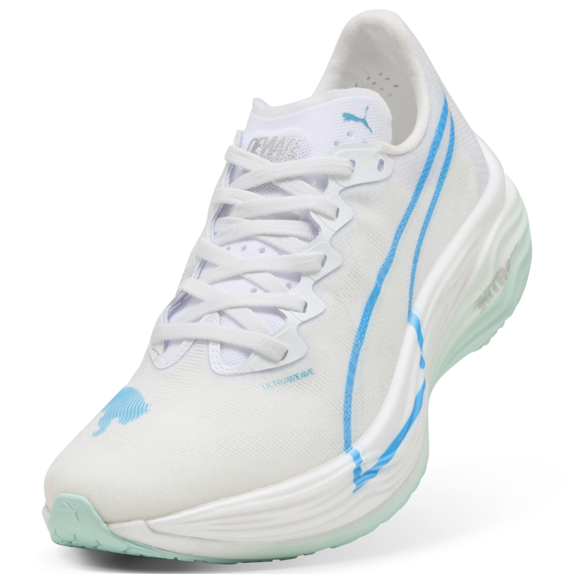 PUMA Deviate NITROâ¢ Elite 3 hardloopschoenen voor Dames, Blauw/Wit, Maat 36 thumbnail 2