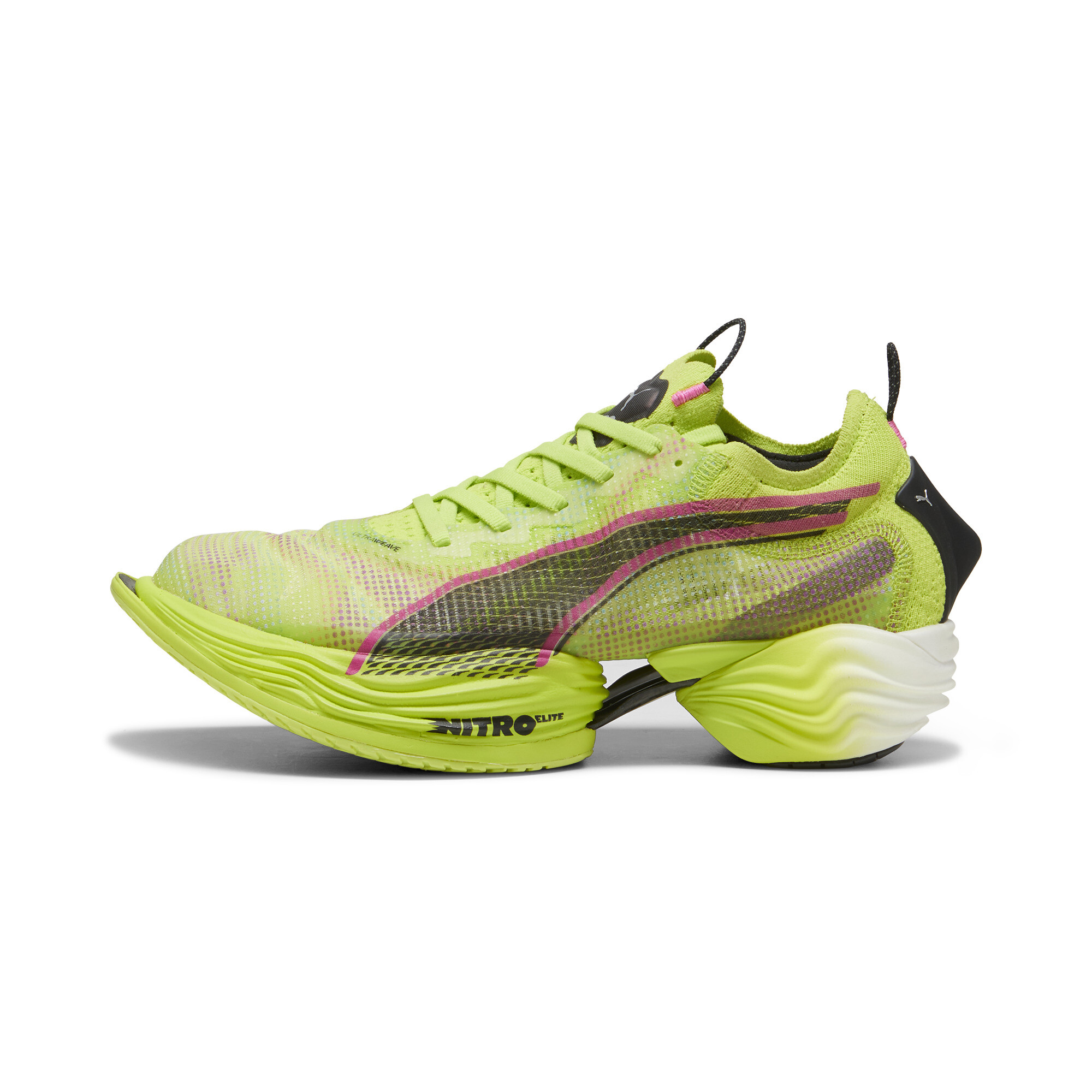 Puma FAST-R NITRO™ Elite 2 Laufschuhe Herren | Lime Pow/Black/Poison Pink | Größe: 40