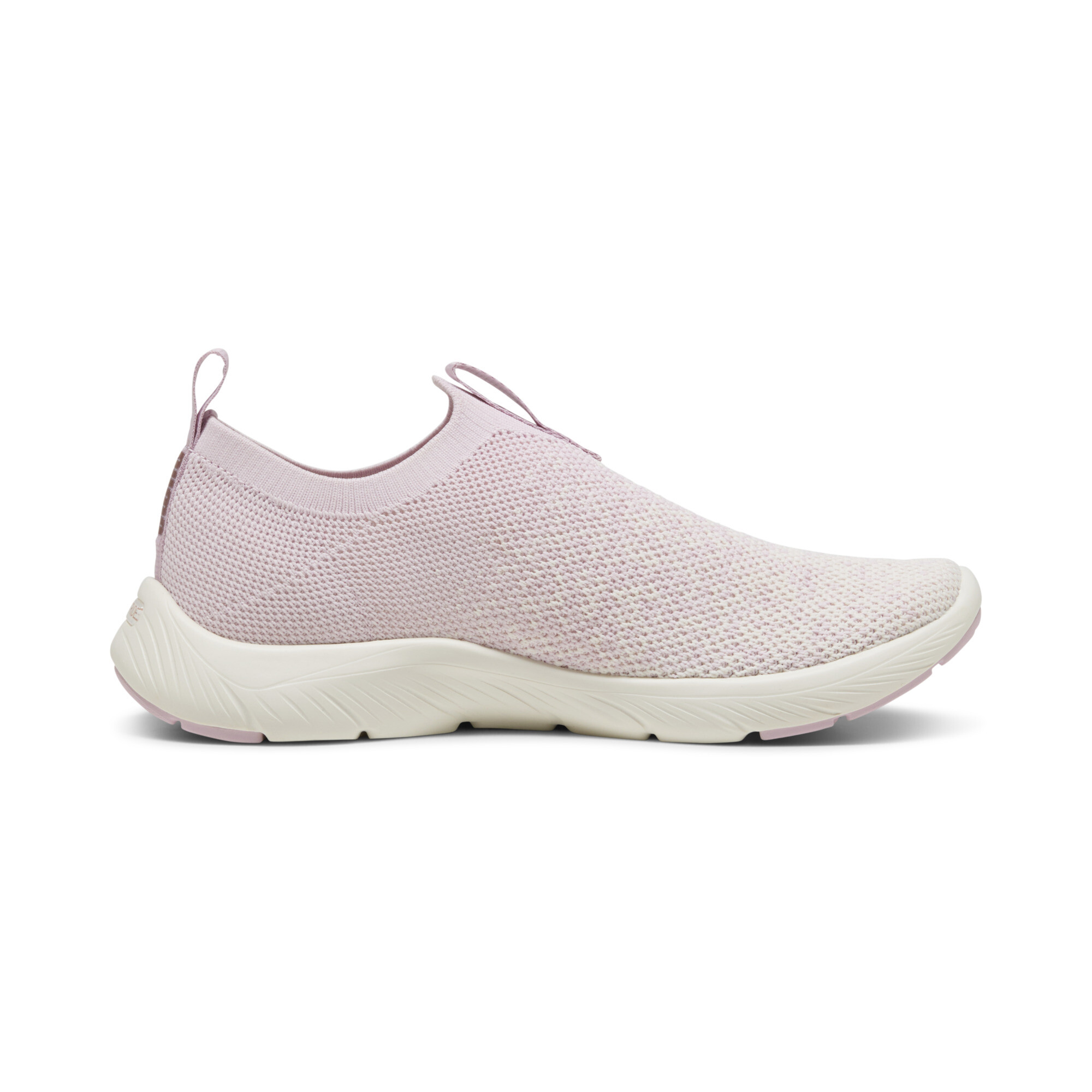 PUMA Softride Remi Slip-on Knit hardloopschoenen voor Dames, Roze/Wit/Goud, Maat 35,5 thumbnail 3