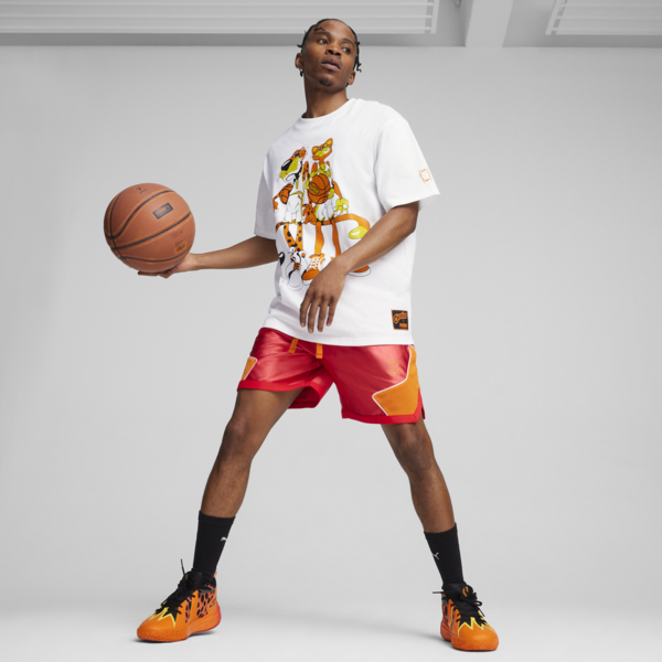 PUMA HOOPS x CHEETOS Scoot Zeros Basketball Shoes, For All Time Red-Rickie Orange-Yellow Blaze-PUMA Black, large-ZAF