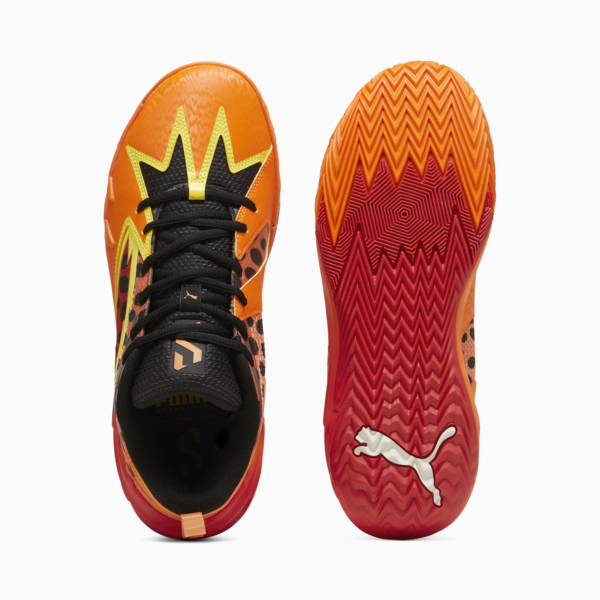PUMA HOOPS x CHEETOS Scoot Zeros Basketball Shoes, For All Time Red-Rickie Orange-Yellow Blaze-PUMA Black, large-ZAF
