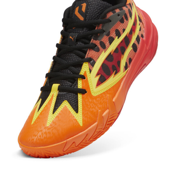 PUMA HOOPS x CHEETOS Scoot Zeros Basketball Shoes, For All Time Red-Rickie Orange-Yellow Blaze-PUMA Black, large-ZAF