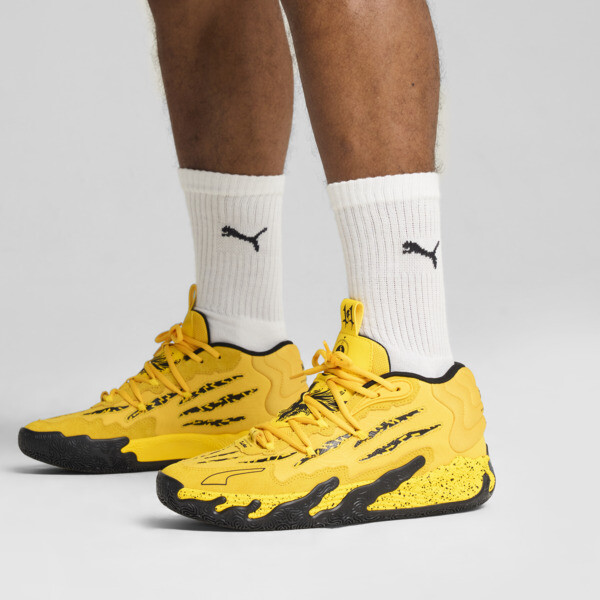 Yellow puma basketball shoes discount