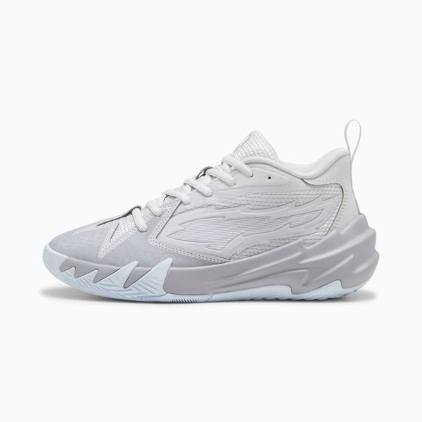 Scoot Zeros Grey Ice Youth Basketball Shoes, Silver Mist-Gray Fog, large-ZAF