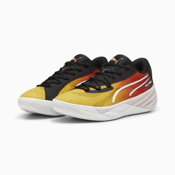 Zapatillas de basketball ll-Pro NITRO™ SHOWTIME, Yellow Sizzle-Purple Glimmer, large-ARG