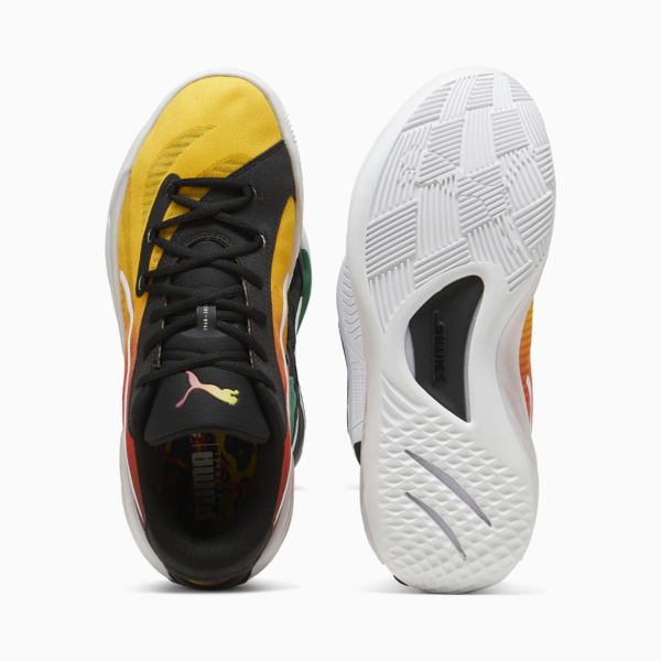 Zapatillas de basketball ll-Pro NITRO™ SHOWTIME, Yellow Sizzle-Purple Glimmer, large-ARG