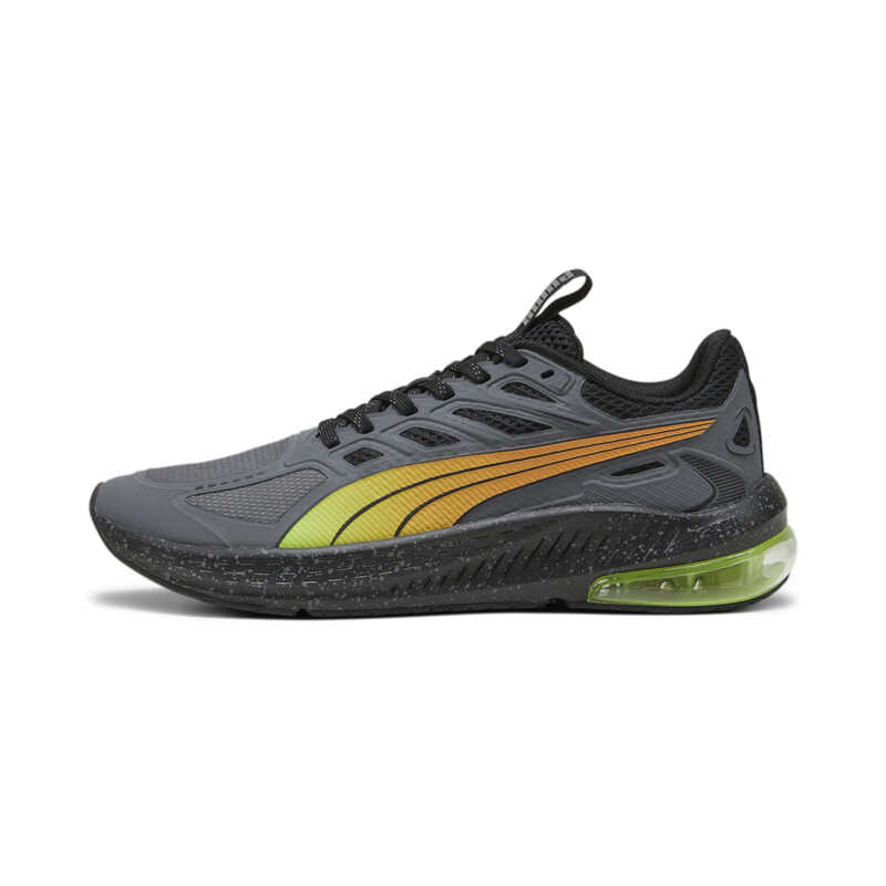 Men's PUMA X-Cell Lightspeed Running Shoes in Black/Gray size UK 6