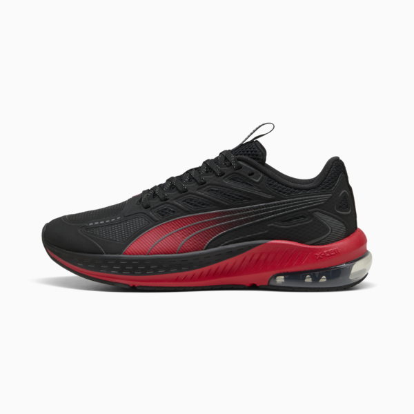 X-Cell Lightspeed Running Shoe, PUMA Black-For All Time Red, large-ZAF