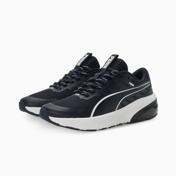 Cell Glare Running Shoes, Club Navy-PUMA White, large-ZAF