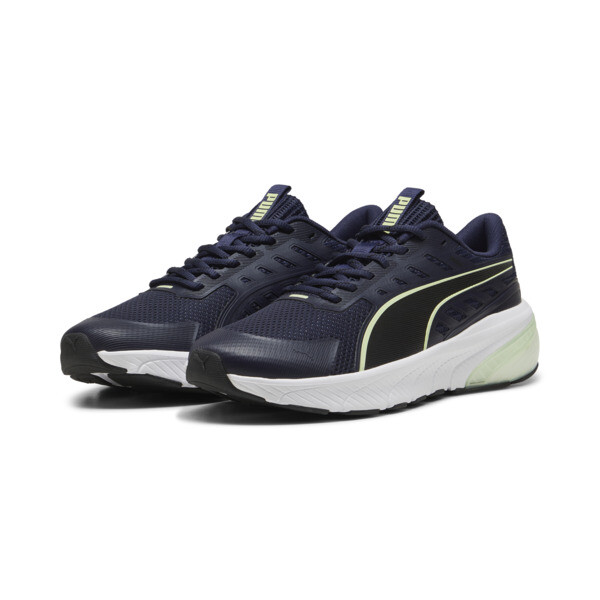 Cell Glare Running Shoes, PUMA Navy-Cool Cucumber-PUMA Black, large-ZAF