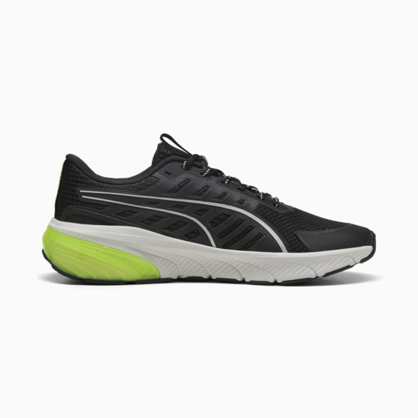 Cell Glare Running Shoes, PUMA Black-Yellow Alert, large-ZAF