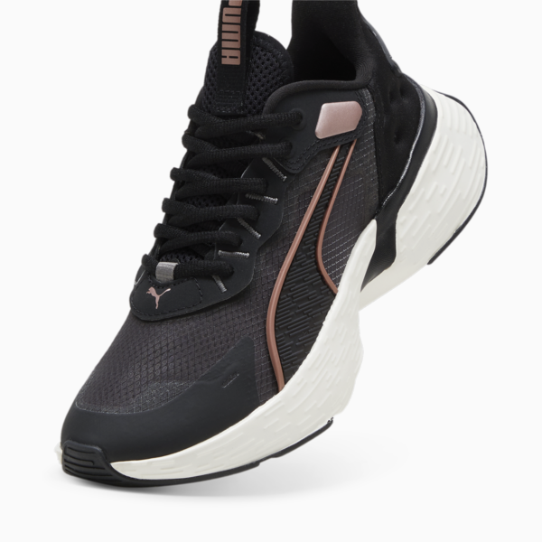 Zapatilla de running Softride Sway, PUMA Black-Cool Dark Gray-Warm White-Rose Gold, large-ARG