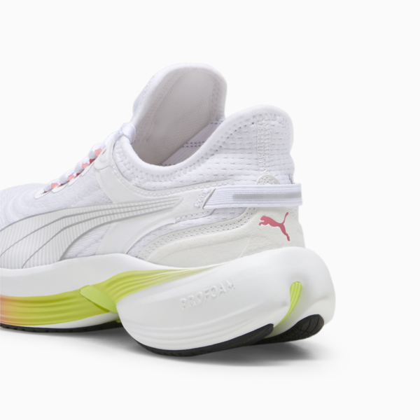 Zapatillas de running Conduct Pro, PUMA White-Silver Mist-Lime Pow, large-ARG