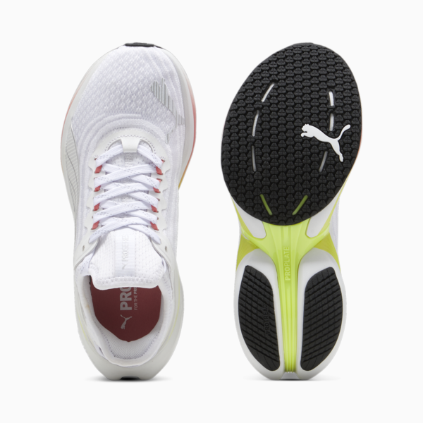 Zapatillas de running Conduct Pro, PUMA White-Silver Mist-Lime Pow, large-ARG