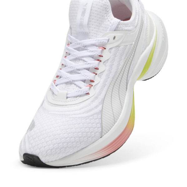 Zapatillas de running Conduct Pro, PUMA White-Silver Mist-Lime Pow, large-ARG