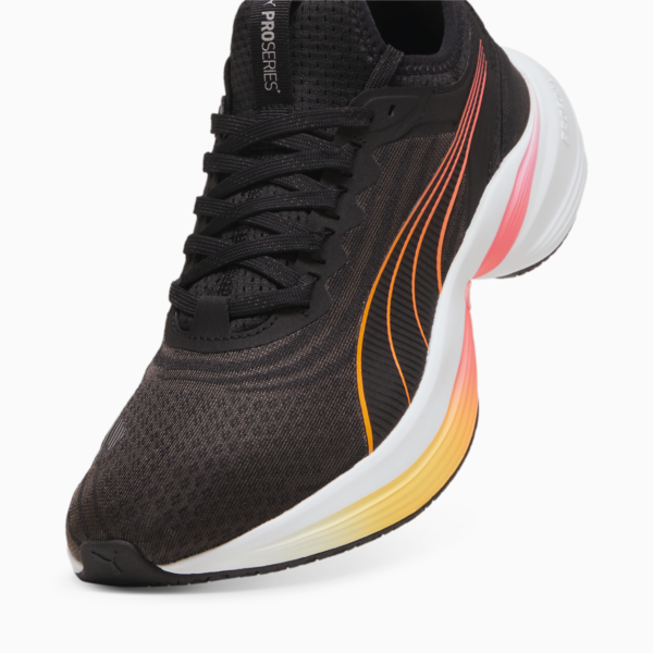Zapatillas de running Conduct Pro, PUMA Black-Sun Stream-Sunset Glow, large-ARG