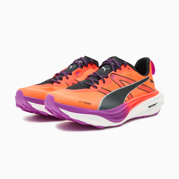 Deviate NITRO™ Elite Trail Running Shoes Men, Glowing Red-PUMA Black-Pure Magenta, large-ZAF