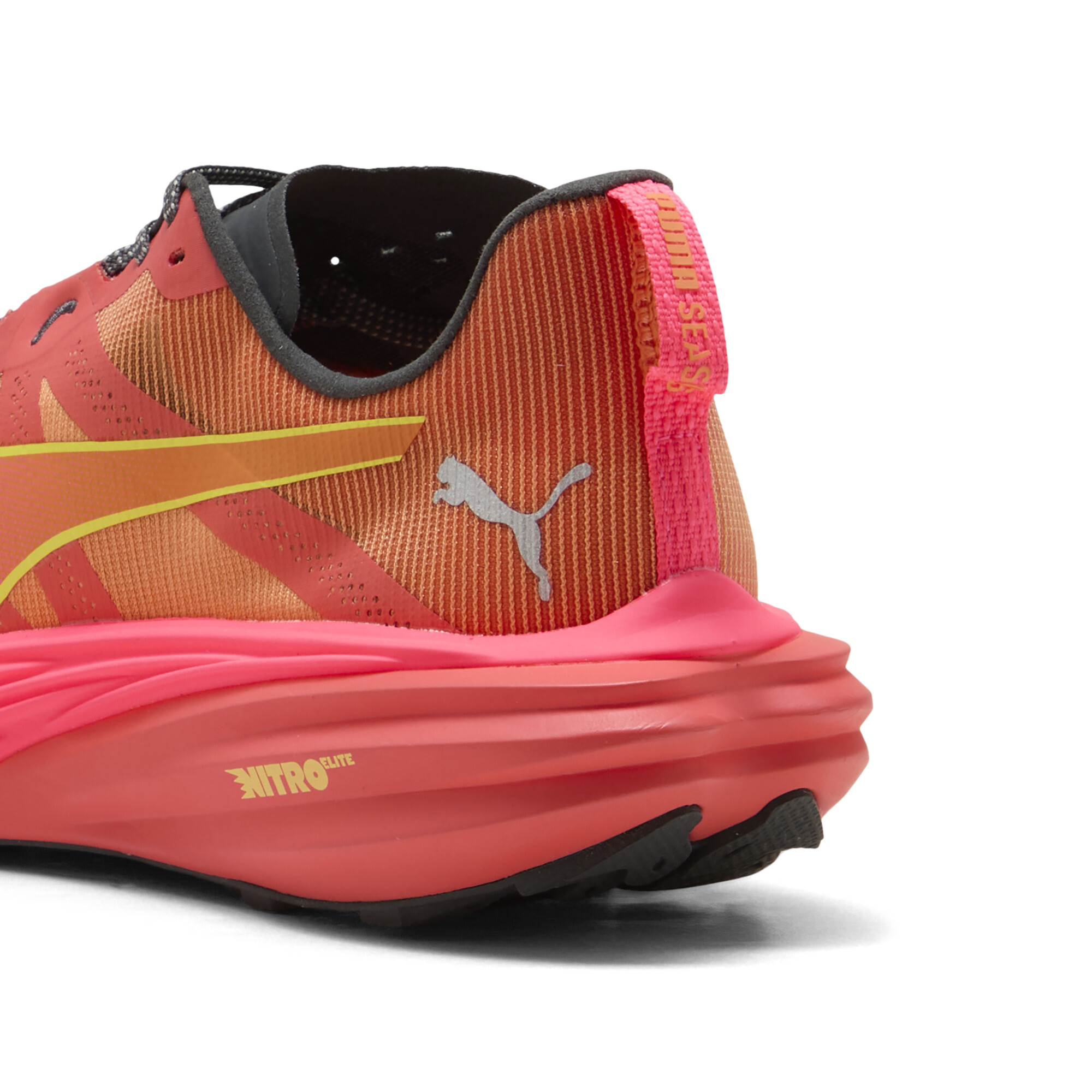 PUMA Deviate NITRO™ Elite trailrunningschoenen voor Heren, Roze/Rood/Oranje, Maat 42 thumbnail 5