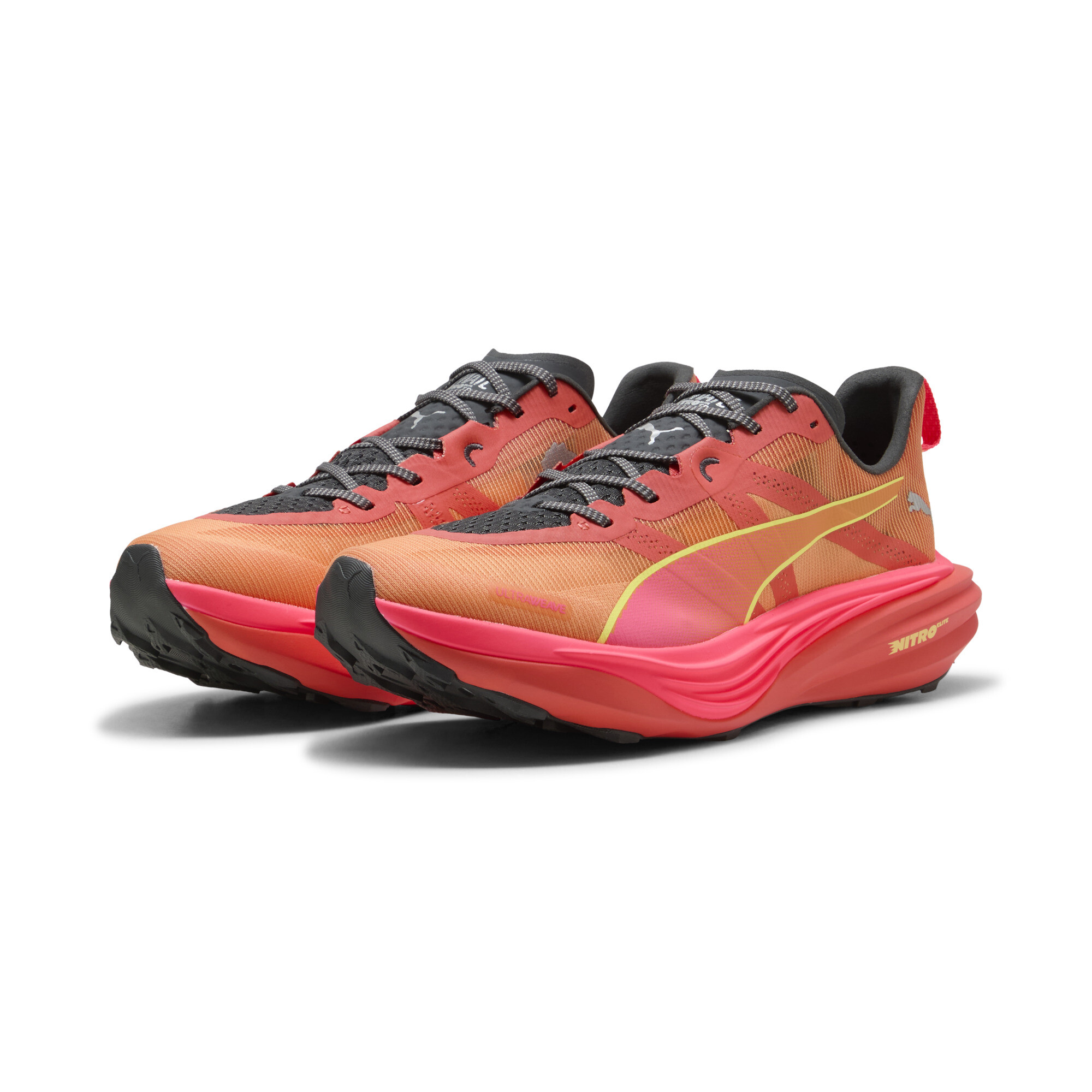 PUMA Deviate NITRO™ Elite trailrunningschoenen voor Heren, Roze/Rood/Oranje, Maat 42 thumbnail 6
