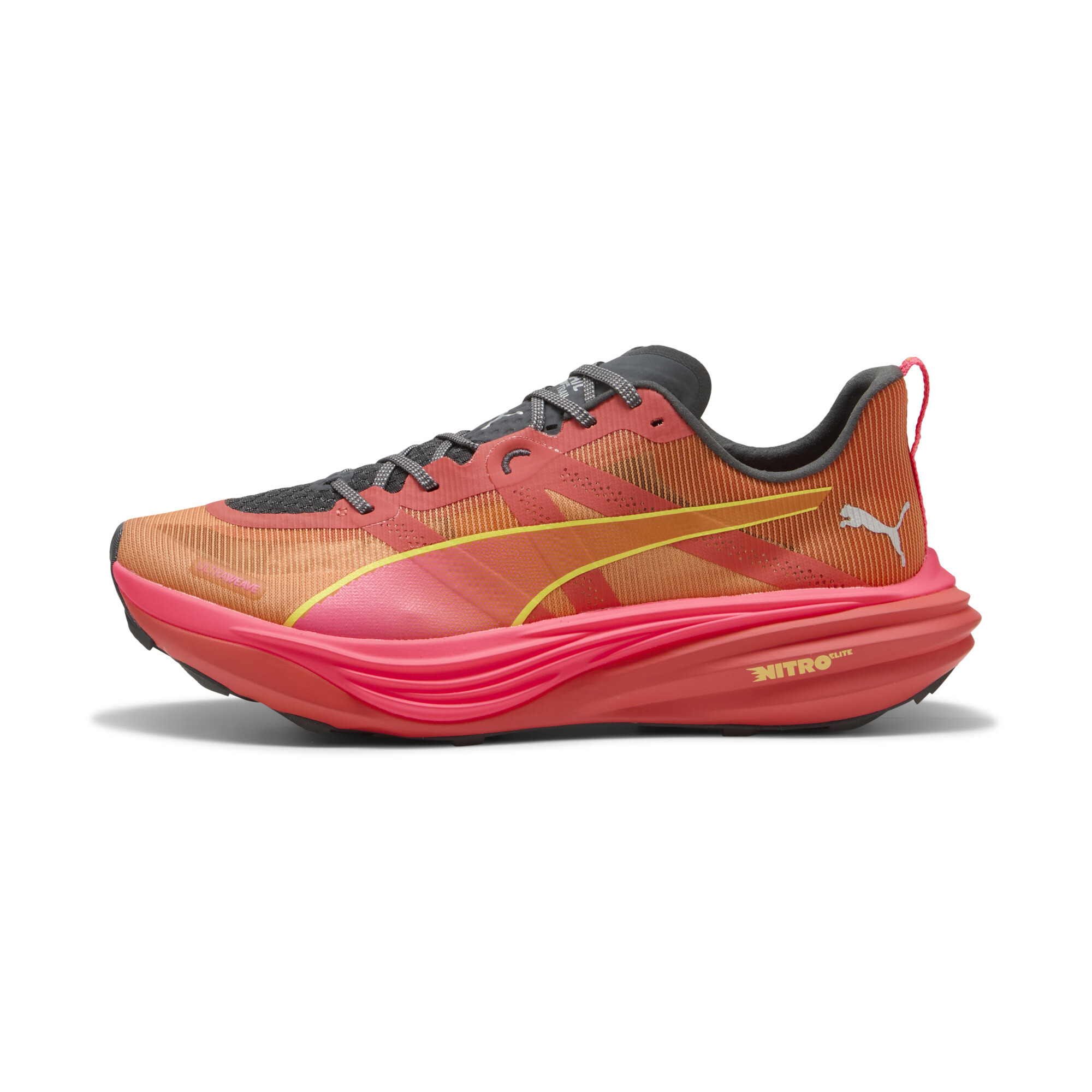 PUMA Deviate NITRO™ Elite trailrunningschoenen voor Heren, Roze/Rood/Oranje, Maat 42