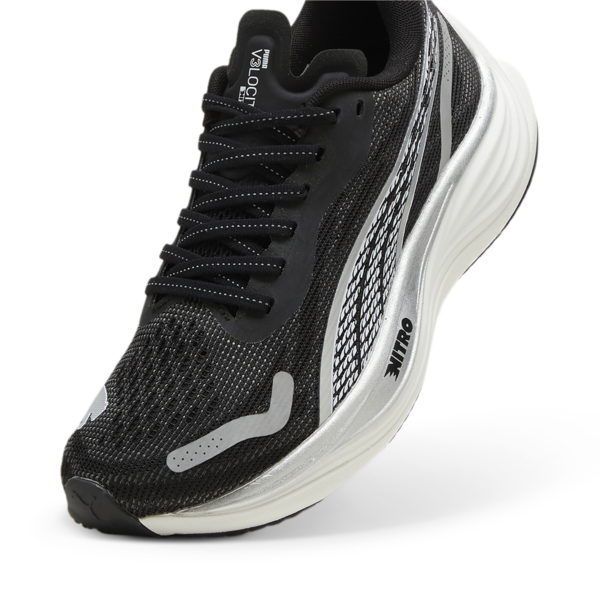 Zapatillas de running para mujer Velocity NITRO™ 3, PUMA Black-PUMA Silver-PUMA White, large-ARG