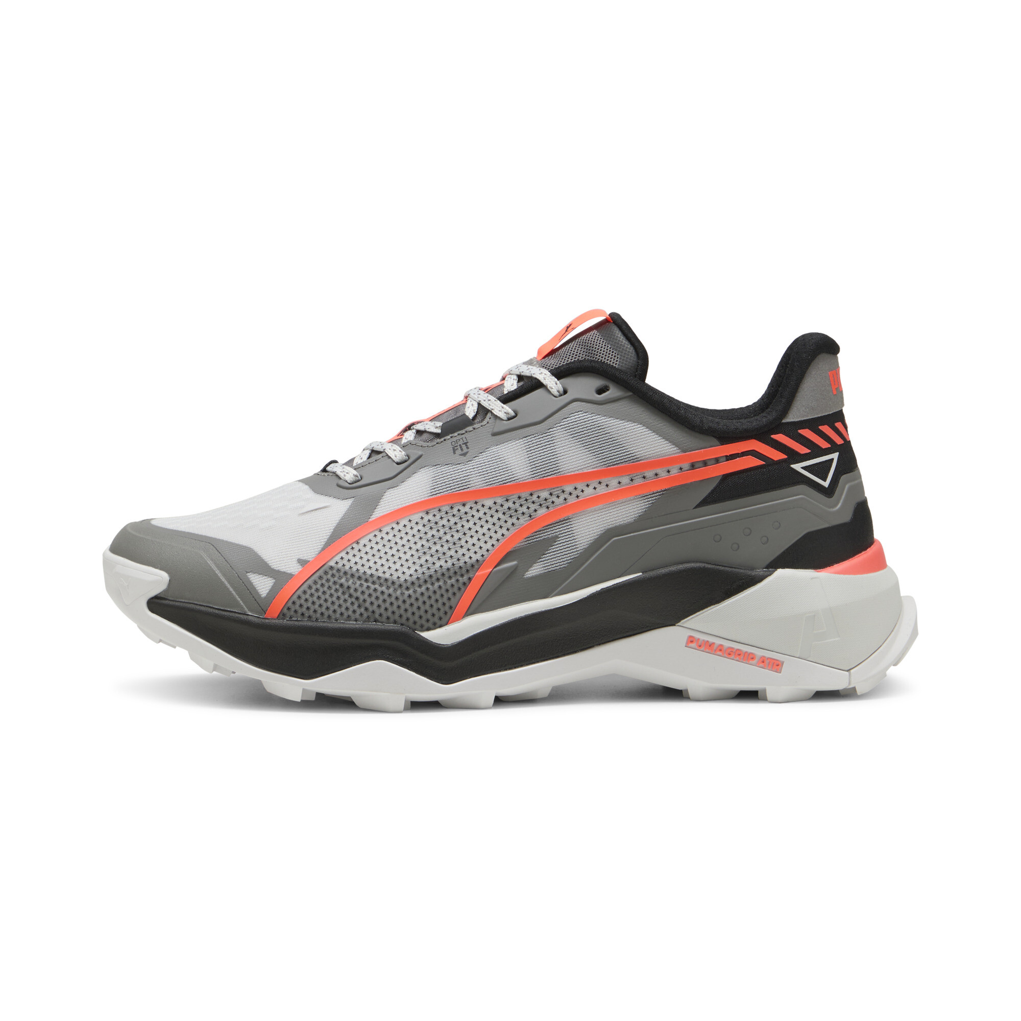 Puma Entdecke NITRO™ 2 Wanderschuhe Herren | Cast Iron/Glowing Red/Feather Gray | Größe: 44