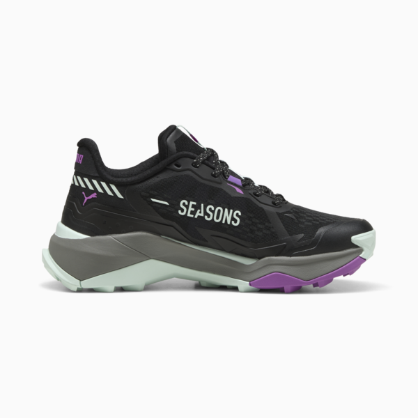 Tenis de senderismo Mujer Explore NITRO 2, PUMA Black-Peaceful Blue-Pure Magenta, large-MEX