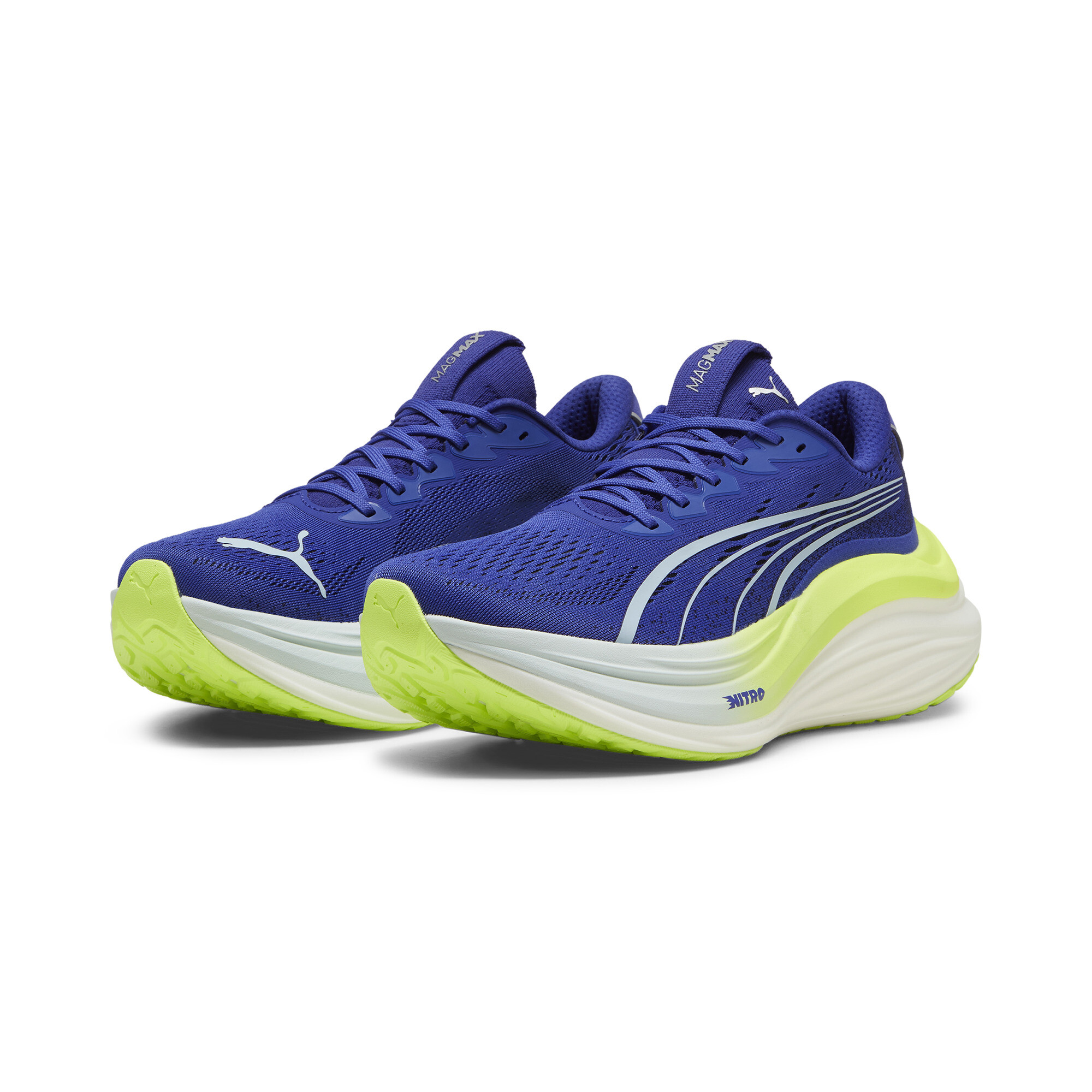 Men's Puma Mag Max NITRO™ Running Shoes, Blue, Size 43, Shoes