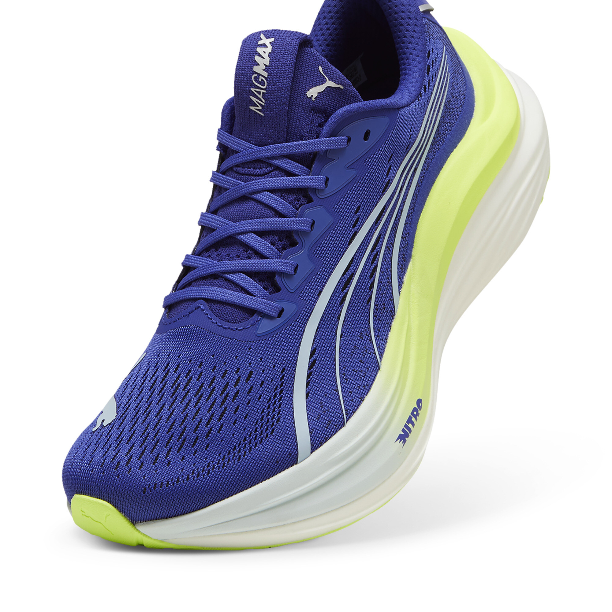 Men's Puma Mag Max NITRO™ Running Shoes, Blue, Size 43, Shoes