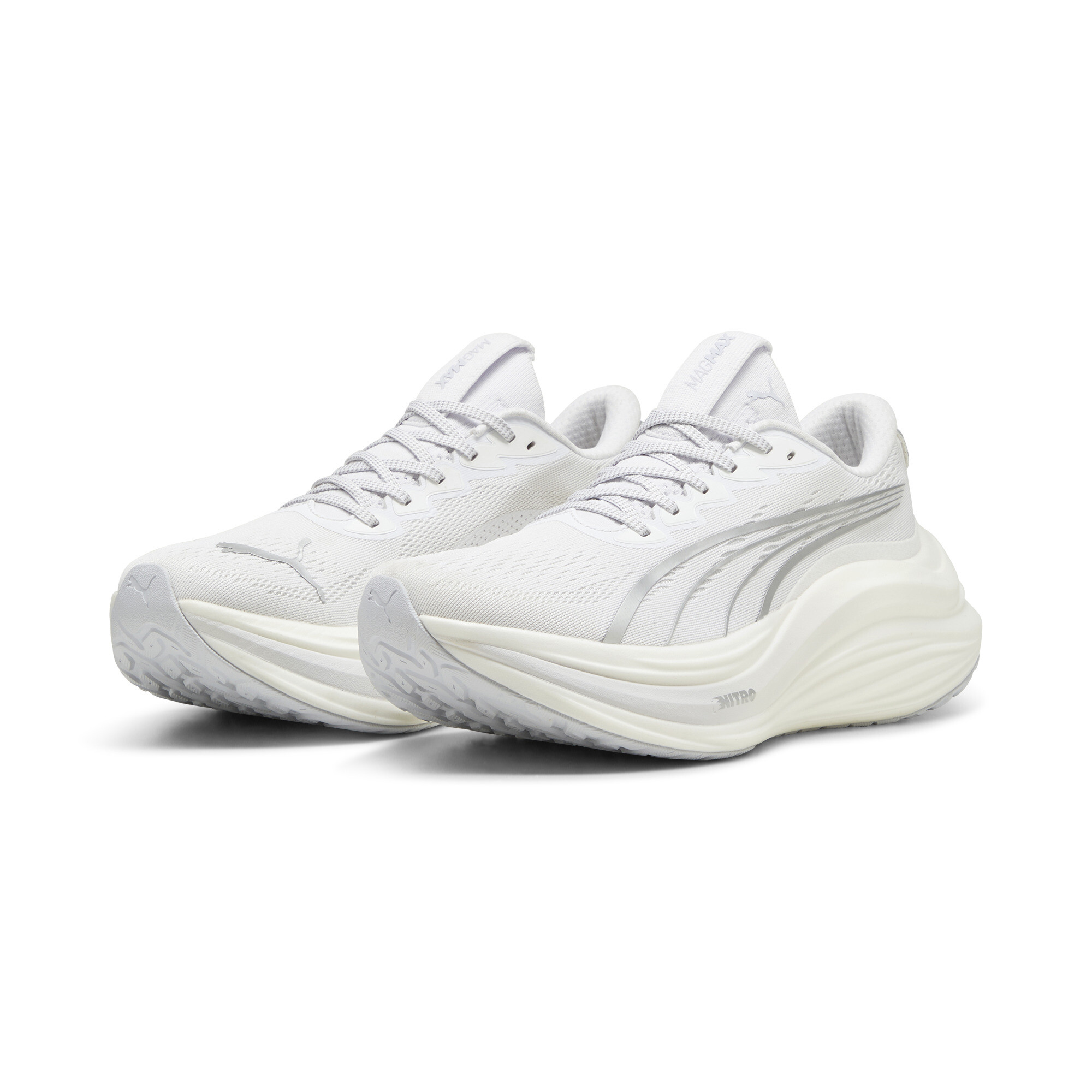 Men's Puma Mag Max NITRO™ Running Shoes, White, Size 43, Shoes