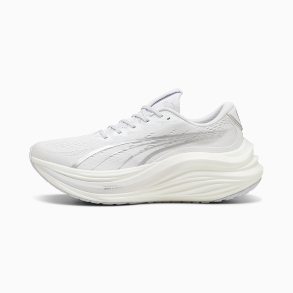 Tenis de correr MagMax NITRO para hombre, PUMA White-PUMA Silver, large-MEX