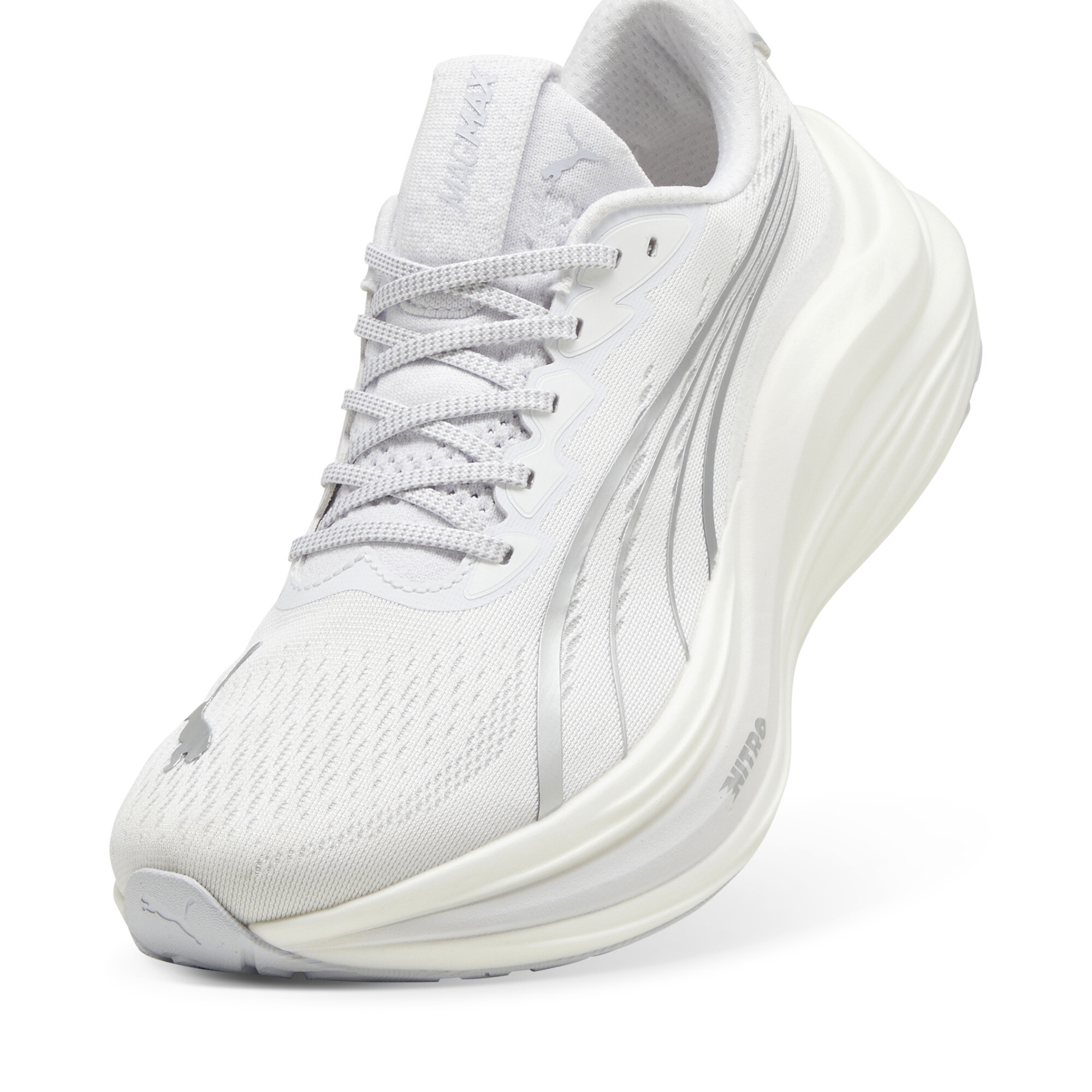 Men's Puma Mag Max NITRO™ Running Shoes, White, Size 43, Shoes