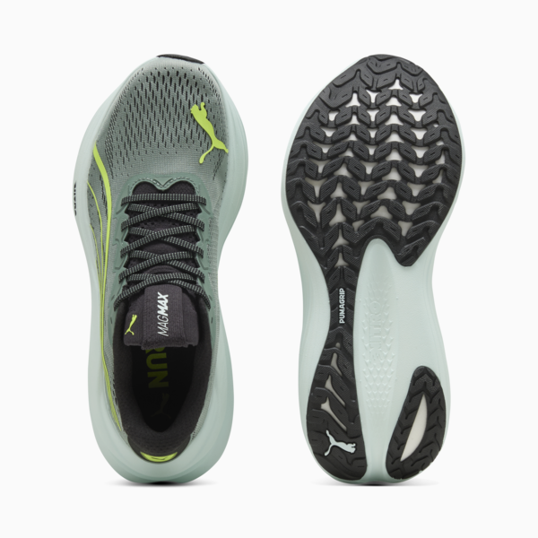 Zapatillas de running MagMax NITRO™ para hombre, Green Moon-Yellow Alert, large-ARG